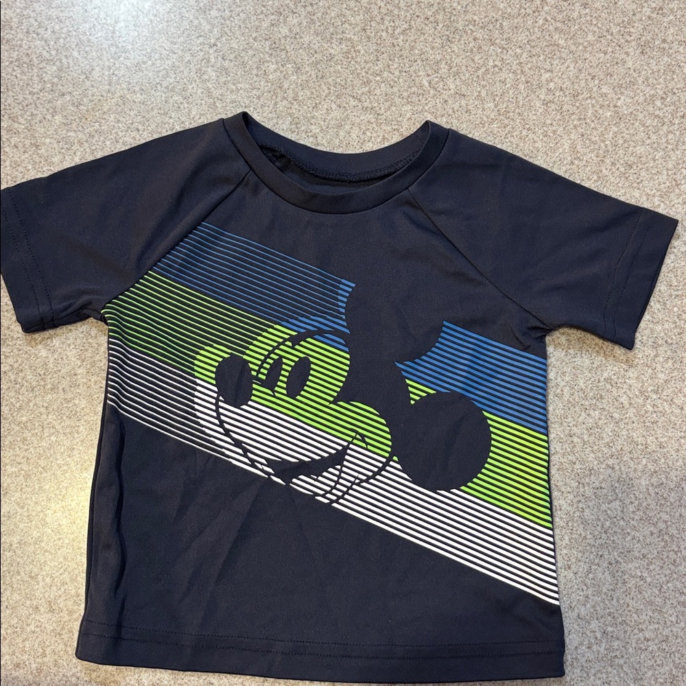 Nautica Plaid Button Down Disney Graphic Tee Bundle Blue Boys 12M EUC - Picture 5 of 6